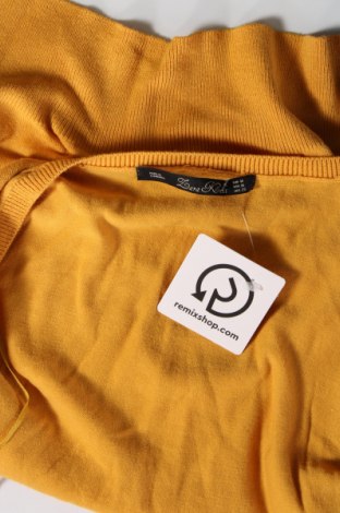 Дамска жилетка Zara Knitwear, Размер M, Цвят Жълт, Цена 12,32 лв.
