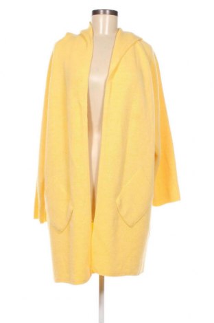 Damen Strickjacke Zwillingsherz, Größe XL, Farbe Gelb, Preis 26,37 €