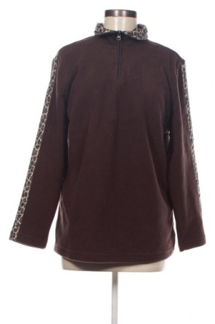 Γυναικεία μπλούζα fleece, Μέγεθος XL, Χρώμα Καφέ, Τιμή 6,46 €