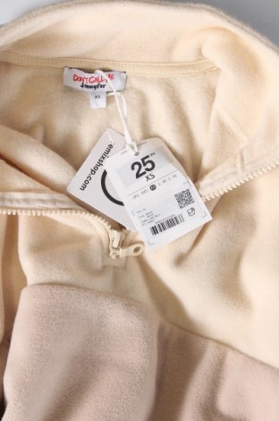 Γυναικεία μπλούζα fleece Jennyfer, Μέγεθος XS, Χρώμα  Μπέζ, Τιμή 18,56 €