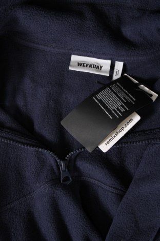 Damen Fleece Shirt Weekday, Größe M, Farbe Blau, Preis 39,66 €