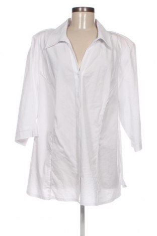 Γυναικείο πουκάμισο, Μέγεθος 4XL, Χρώμα Λευκό, Τιμή 7,67 €
