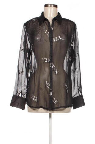 Γυναικείο πουκάμισο, Μέγεθος XL, Χρώμα Μαύρο, Τιμή 23,81 €