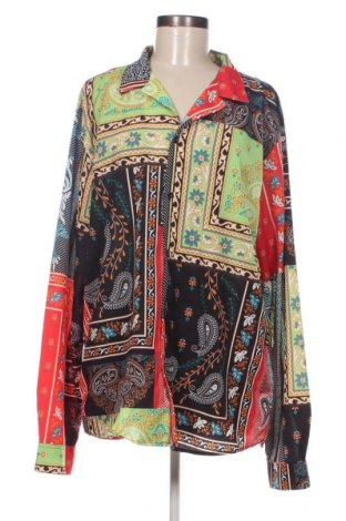 Γυναικείο πουκάμισο Boohoo, Μέγεθος XL, Χρώμα Πολύχρωμο, Τιμή 12,37 €