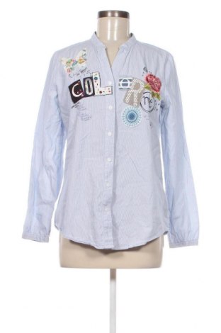 Γυναικείο πουκάμισο Desigual, Μέγεθος M, Χρώμα Μπλέ, Τιμή 17,81 €