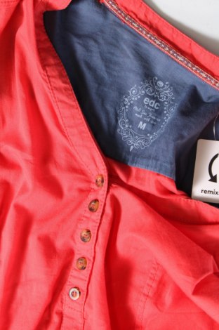 Дамска риза Edc By Esprit, Размер M, Цвят Червен, Цена 11,90 лв.
