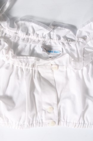 Дамска риза Edel Herz, Размер XS, Цвят Бял, Цена 23,29 лв.