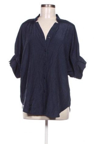Γυναικείο πουκάμισο Floryday, Μέγεθος XL, Χρώμα Μπλέ, Τιμή 12,68 €