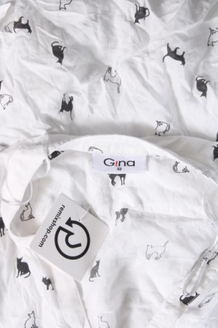 Γυναικείο πουκάμισο Gina, Μέγεθος L, Χρώμα Λευκό, Τιμή 15,46 €