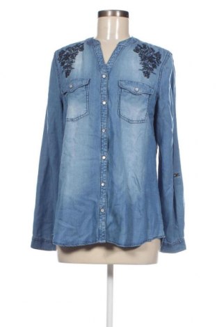 Γυναικείο πουκάμισο Gina, Μέγεθος M, Χρώμα Μπλέ, Τιμή 7,73 €