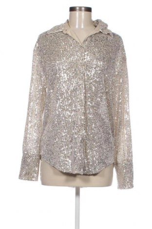 Γυναικείο πουκάμισο Gina Tricot, Μέγεθος M, Χρώμα  Μπέζ, Τιμή 12,37 €