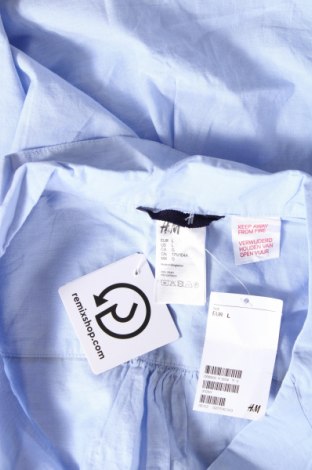 Γυναικείο πουκάμισο H&M, Μέγεθος L, Χρώμα Μπλέ, Τιμή 12,37 €