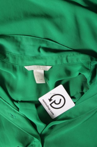 Дамска риза H&M, Размер S, Цвят Зелен, Цена 46,65 лв.