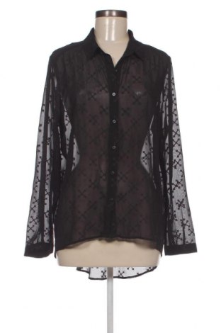 Γυναικείο πουκάμισο H&M Divided, Μέγεθος L, Χρώμα Μαύρο, Τιμή 7,67 €