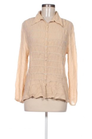 Γυναικείο πουκάμισο Hennes, Μέγεθος XL, Χρώμα  Μπέζ, Τιμή 7,67 €