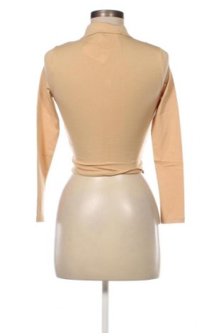 Γυναικείο πουκάμισο Jennyfer, Μέγεθος XXS, Χρώμα  Μπέζ, Τιμή 7,63 €