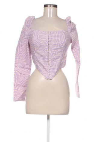 Γυναικείο πουκάμισο Jennyfer, Μέγεθος M, Χρώμα Βιολετί, Τιμή 4,12 €