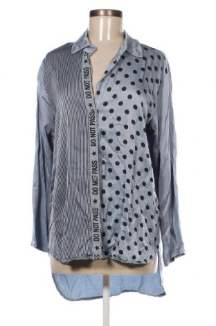 Γυναικείο πουκάμισο Made In Italy, Μέγεθος M, Χρώμα Μπλέ, Τιμή 7,73 €