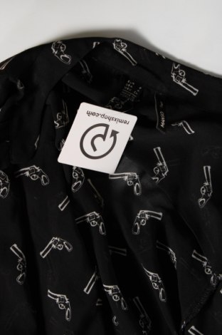 Γυναικείο πουκάμισο Mango, Μέγεθος S, Χρώμα Μαύρο, Τιμή 6,50 €
