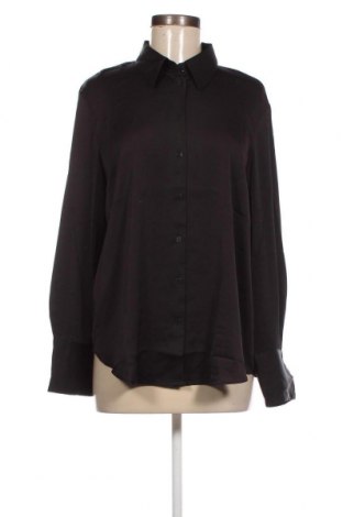 Γυναικείο πουκάμισο Mango, Μέγεθος L, Χρώμα Μαύρο, Τιμή 17,58 €