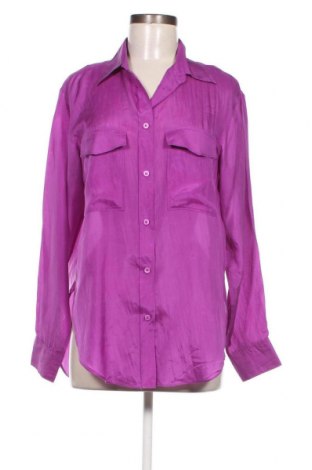 Дамска риза Massimo Dutti, Размер S, Цвят Лилав, Цена 111,92 лв.