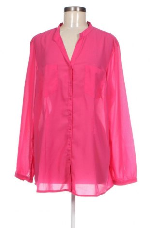 Γυναικείο πουκάμισο Michele Boyard, Μέγεθος XXL, Χρώμα Ρόζ , Τιμή 15,46 €
