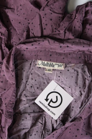 Γυναικείο πουκάμισο Multiblu, Μέγεθος M, Χρώμα Βιολετί, Τιμή 4,64 €