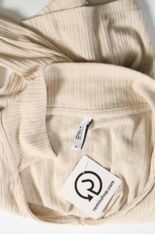 Γυναικείο πουκάμισο ONLY, Μέγεθος M, Χρώμα  Μπέζ, Τιμή 12,37 €