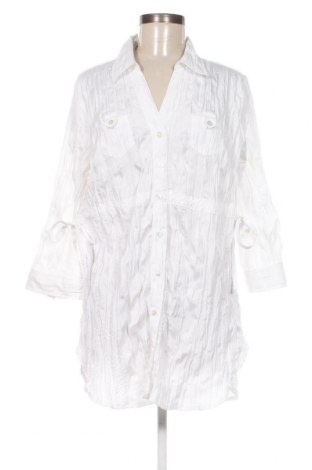 Γυναικείο πουκάμισο Okay, Μέγεθος L, Χρώμα Λευκό, Τιμή 6,96 €