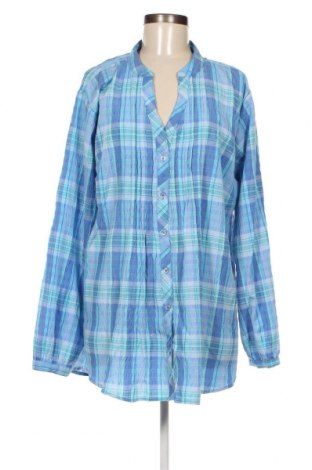 Γυναικείο πουκάμισο Okay, Μέγεθος 3XL, Χρώμα Μπλέ, Τιμή 6,91 €