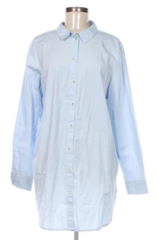 Γυναικείο πουκάμισο Pieces, Μέγεθος XL, Χρώμα Μπλέ, Τιμή 14,23 €