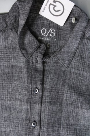 Γυναικείο πουκάμισο Q/S by S.Oliver, Μέγεθος S, Χρώμα Γκρί, Τιμή 4,21 €