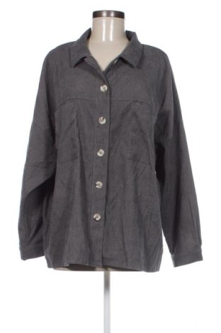 Γυναικείο πουκάμισο SHEIN, Μέγεθος M, Χρώμα Γκρί, Τιμή 4,64 €
