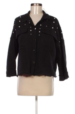 Γυναικείο πουκάμισο SHEIN, Μέγεθος XS, Χρώμα Μαύρο, Τιμή 7,73 €