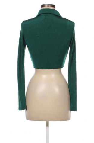 Γυναικείο πουκάμισο SHEIN, Μέγεθος XS, Χρώμα Πράσινο, Τιμή 2,32 €