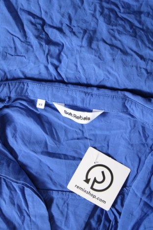 Γυναικείο πουκάμισο Soft Rebels, Μέγεθος XS, Χρώμα Μπλέ, Τιμή 29,69 €