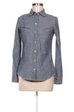 Γυναικείο πουκάμισο Topshop, Μέγεθος S, Χρώμα Μπλέ, Τιμή 9,91 €