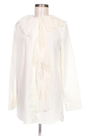 Γυναικείο πουκάμισο Touche Prive, Μέγεθος M, Χρώμα Εκρού, Τιμή 10,76 €
