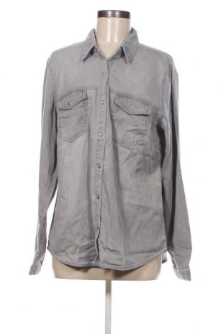 Γυναικείο πουκάμισο VILA, Μέγεθος XXL, Χρώμα Γκρί, Τιμή 18,97 €