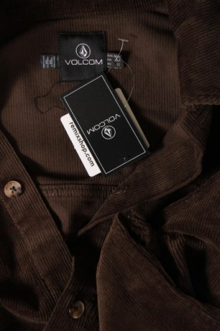 Γυναικείο πουκάμισο Volcom, Μέγεθος M, Χρώμα Καφέ, Τιμή 55,67 €