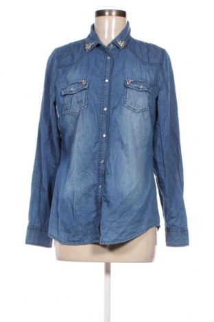 Γυναικείο πουκάμισο Yessica, Μέγεθος M, Χρώμα Μπλέ, Τιμή 5,12 €