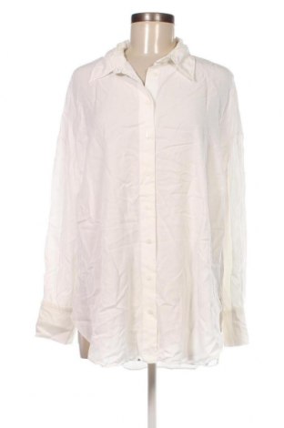 Γυναικείο πουκάμισο Zara, Μέγεθος L, Χρώμα Λευκό, Τιμή 16,70 €