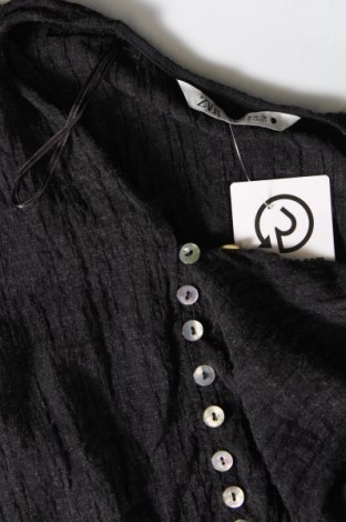 Дамска риза Zara, Размер M, Цвят Черен, Цена 13,50 лв.