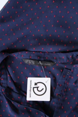 Дамска риза Zara, Размер XS, Цвят Син, Цена 4,05 лв.