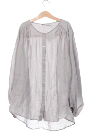 Дамска риза Zara, Размер XS, Цвят Сив, Цена 15,60 лв.
