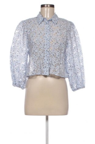 Γυναικείο πουκάμισο Zara, Μέγεθος M, Χρώμα Μπλέ, Τιμή 37,42 €