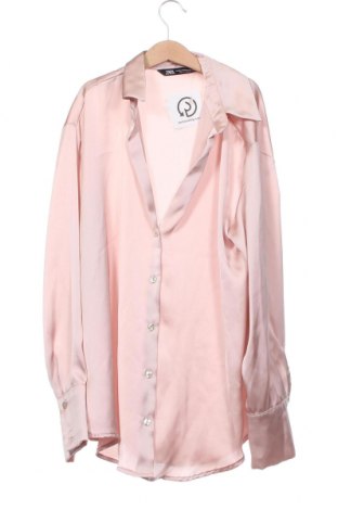 Дамска риза Zara, Размер XS, Цвят Розов, Цена 16,21 лв.