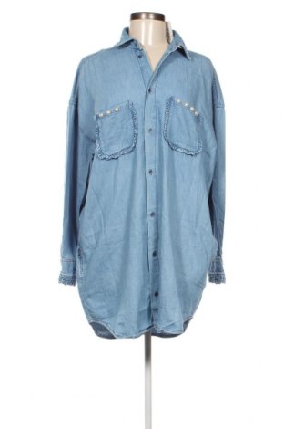 Γυναικείο πουκάμισο Zara, Μέγεθος M, Χρώμα Μπλέ, Τιμή 7,87 €