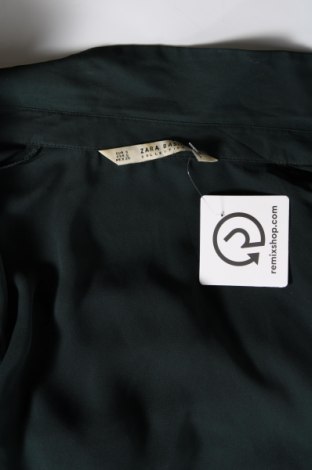 Γυναικείο πουκάμισο Zara, Μέγεθος S, Χρώμα Πράσινο, Τιμή 6,50 €