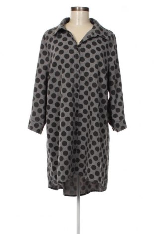 Γυναικείο πουκάμισο Zizzi, Μέγεθος XL, Χρώμα Γκρί, Τιμή 14,85 €